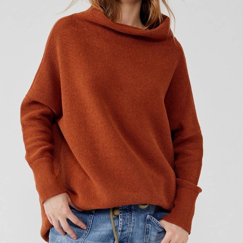 Free People ottoman slouchy fit tunic sweater small